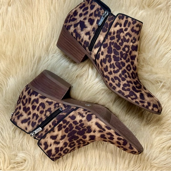 Circus by Sam Edelman Leopard Print Ankle Boots - Picture 6 of 9